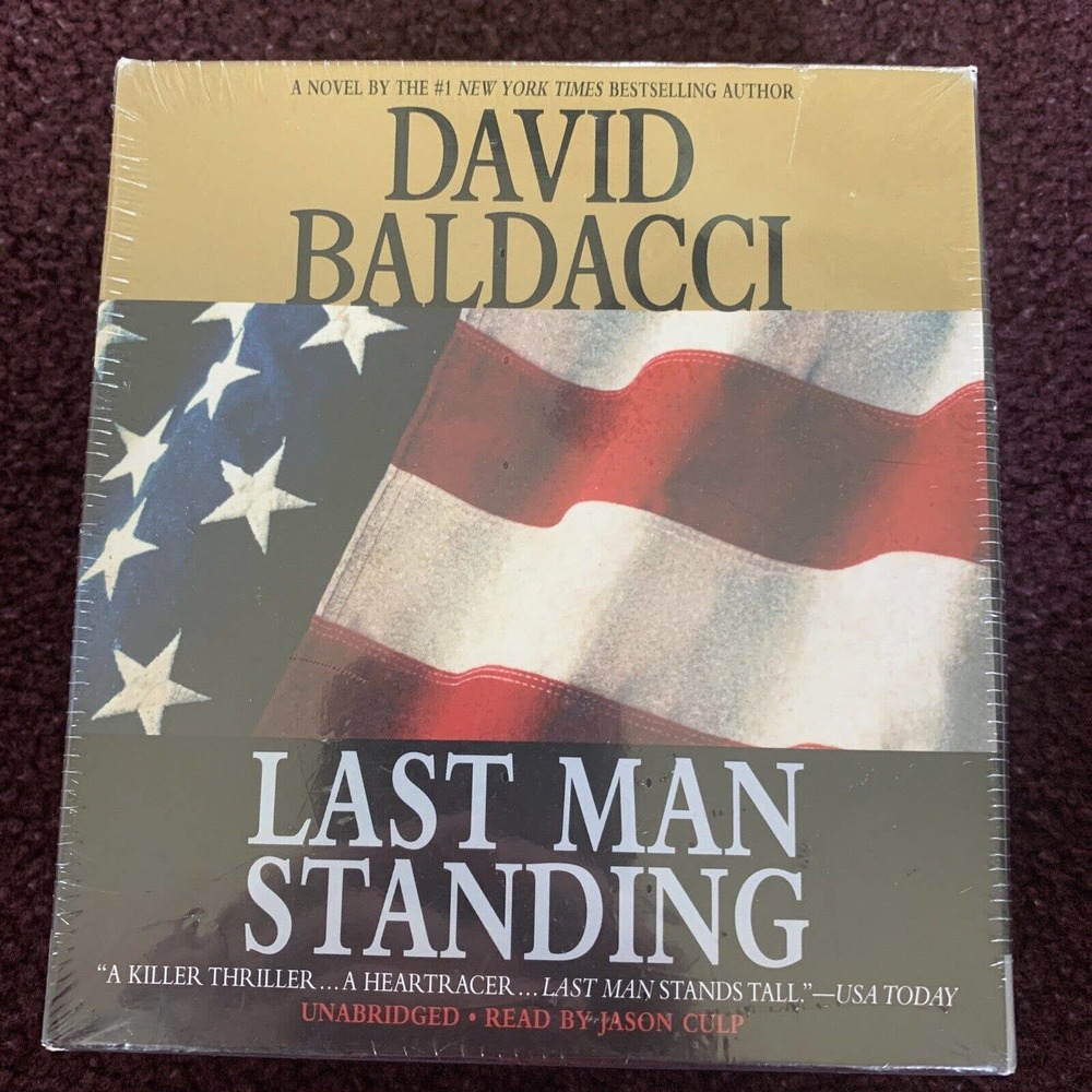 Last Man Standing by David Baldacci (2015, 19 CD Audio Book, Unabridged Ediition
